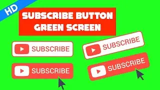 Green Screen Subscribe Button HD Animated (2020)