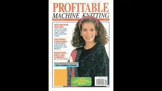 Profitable machine knitting magazine №1 1992 Fashion magazine in english