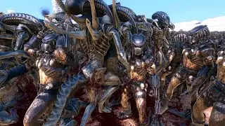 Alien VS. Predator - 10,000 : 2,000 - Ultimate Epic Battle Simulator - UEBS