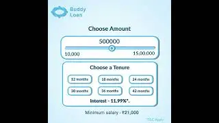 Salaried? Now explore Buddy Loan's Hassle-free Personal Loans!