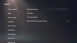 PS5: как включить или отключить функцию удаленного воспроизведения.