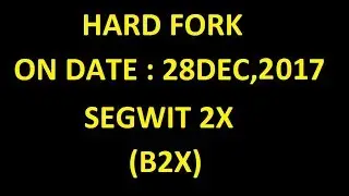 segwit 2x (B2X)