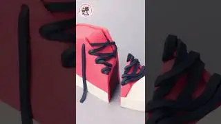 Converse Sneaker Fondant Cake @TastyForYou