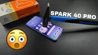 Tecno Spark 40 Pro Screen Scratch & Front Glass Durability Test 🔨🛠️