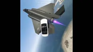 A quick air juggle with the F-160 Raiju Jet in GTA 5 (AKA F-35 Lightning II/Northrop YF-23)