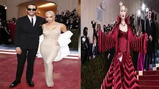 Gigi Hadid Opts For A Sleek Red Latex Catsuit & Corset At 2022 Met Gala