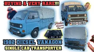 Buying a VERY RARE 1982 Diesel Vanagon Single Cab Transporter!