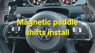 Mk7/MK7.5 Magnetic paddle shifter install | Turn your golf into a porsche GT3RS