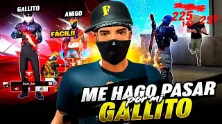INFILTRÁNDOME COMO MI GALLITO PARA GANARLE A MI AMIGO SIN QUE LO SEPA