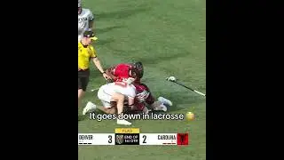Lacrosse players don't mess around 😳