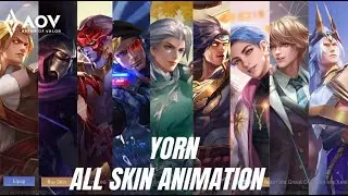 AOV : YORN ALL SKIN ANIMATION | ARENA OF VALOR | No Commentary | TheBigBangCrusher