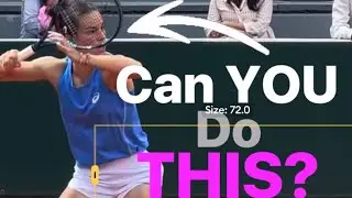 Can Females Hit the ATP/NextGen Forehand? | Lo&iuml;s Boisson Slow Motion Analysis