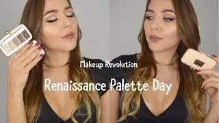 New Renaissance Palette Day Makeup Revolution | Review | Tutorial