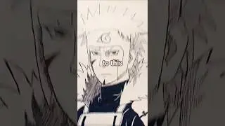 I went from THIS to THAT... 😱✍️ #Tobirama #Shorts