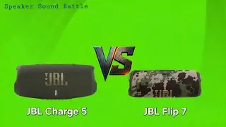 JBL Charge 5 vs JBL Flip 7 - Bluetooth Speaker Sound Battle Comparison