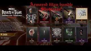 Warzone & Vanguard Attack on Titan Armored Titan Bundle Showcase!