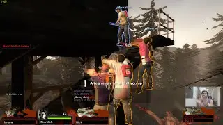 What happens when all 4 players hangs off the ledge?