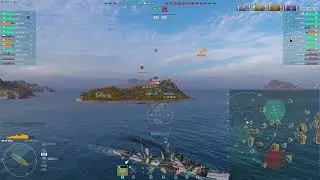 World of Warships - Dido replay.