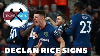 Declan Rice | West Ham United | Signs Contract 2024 | Irons United
