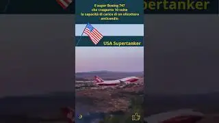 American FIRE SUPERTANKER Gigantesca cisterna volante in Pacific Palisades #shorts