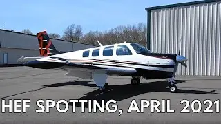 Plane Spotting at Manassas Regional Airport: April 2021
