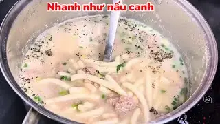 Bánh canh bột xắt không cần xắt siêu nhanh chuẩn vị miền tây
