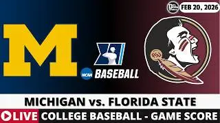 MICHIGAN VS FLORIDA STATE LIVE ⚾ College Baseball Game Score Radio Play-by-Play