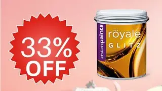Royale Glitz | smooth Ultra Sheen wall finish | Interior Wall Paint | #asianpaints #bengali #shorts