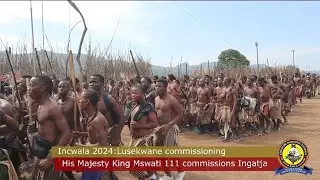 Hi Majesty King Mswati 111 Commissions Ingatja for lusekwane