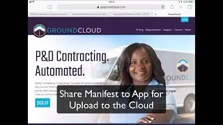 Upload Manifest via GroundCloud App