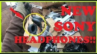 DUMPSTER DIVING!! #50 OFFICE PHONES & SONY HEADPHONES