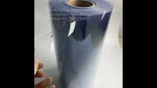 Antistatic PVC film for electronic tray