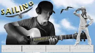 Sailing - Rod Stewart | fingerstyle guitar (on-screen tabs)