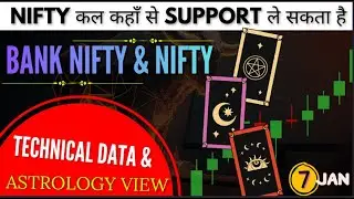 NIFTY & BANK NIFTY PREDICTION !! FINANCIAL ASTROLOGY !! 07 JAN