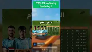 PMSL MENA Spring Finals Day 1 📊 Points Table Update! #Shorts #PMSLMENA