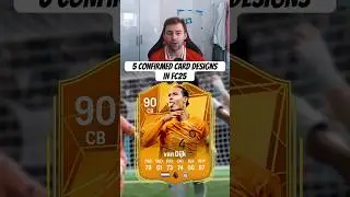 5 CONFIRMED CARD DESIGNS IN FC25 #fc25 #fc24