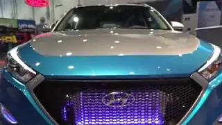 Hyundai Tucson with Conceptone CS55 wheels at Semashow 2017