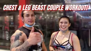 CHEST & LEG BEAST COUPLE WORKOUT | MiLo Fit | Vlog #3