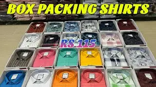 Shirts ₹115 / shirts Manufacturer / Box packing shirts