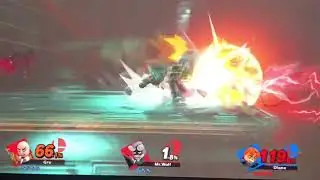 Mii Fighter Battle: Gru and Mr Wolf vs Diane