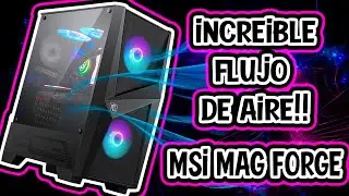 💨 MSI MAG Forge 100 💨 Las cajas GAMING con MEJOR FLUJO DE AIRE desde 45&euro;!