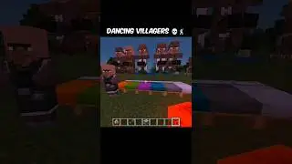 Minecraft Dancing Villager 💀 #minecraft #gaming #minecraftshorts #minecraftmemes @MineLandOfficial
