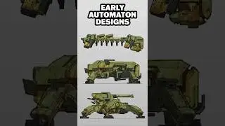 Найдены ранние проекты автоматонов | История Helldivers