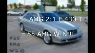Mercedes Benz E55 AMG VS Mercedes Benz E430 T model