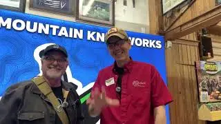 LT Wright at Smoky Mountain Knife Works in Gatlinburg Tennessee. 
