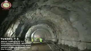 Breakthrough Event of T5 Tunnel - ECOR - Odisha Project by MIPL