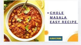  Easy chole masala recipe | आसान छोले मसाला रेसिपी |