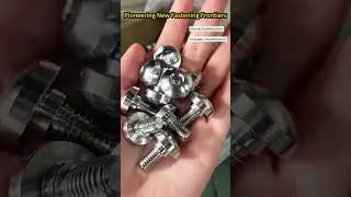 🎀 Stainless Steel Customized Non-standard Hex Socket Pan Head Step Screw. #fasteners  #shorts