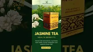 Experience the soothing aroma of premium Jasmine Tea. 🍵 #tea #jasmin #tealover #calmingtea