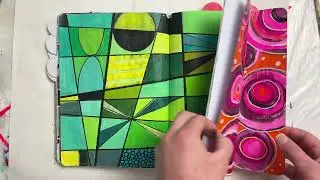 Art Journal Flip Through From Color Explorations Course